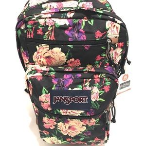 New JanSport Cool Student Backpack bouquet floral